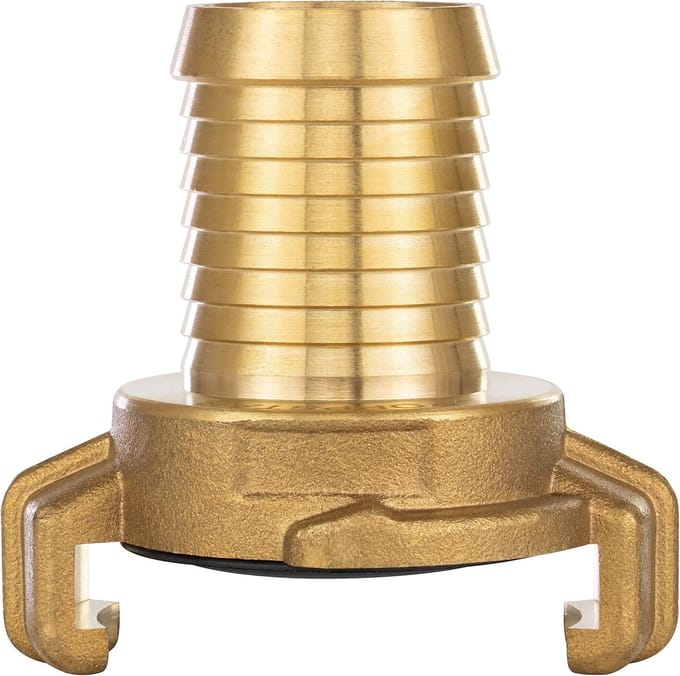 Messing Snelkoppeling 1 inch Slangtule (Geka systeem koppeling 1 inch)