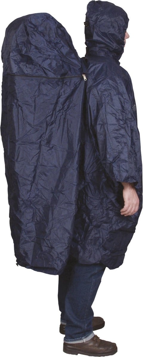 TravelSafe Regenhoes met Rugzakverlenging, L/XL, marineblauw