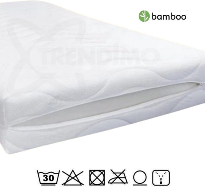 80x200 Matrashoes Basic Met 3zijdige Rits - Anti Allergie - Dikte 20 cm