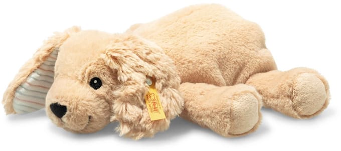 Steiff knuffel hondje floppy Lumpi 20 cm lichtbruin