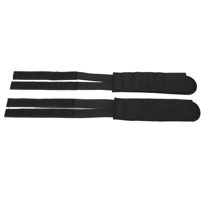 1 Paar Fietspedalen Straps Tape Scheurweerstand Duurzaam Robuust Verstelbaar Fiets Voet RiemZwart zwart