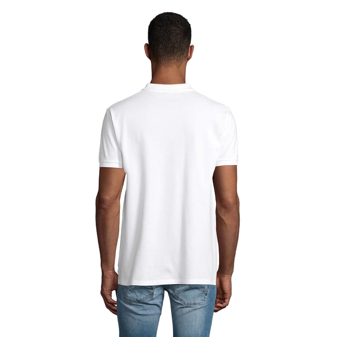 SOLS Heren Planet Poloshirt (Wit)