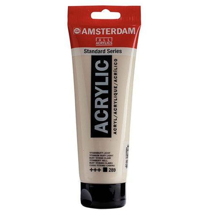 Acrylverf - #289 Titaanbuff Licht - Amsterdam - 250 ml