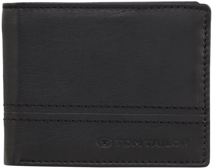 Tom Tailor - TTJERRIE leren portemonnee - Maat ONESIZE - schwarz / black