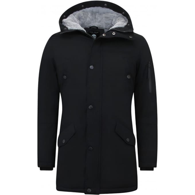 Zwarte Winterjas Heren - 7105