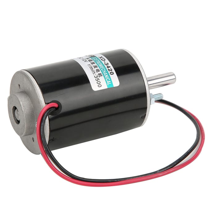 XD‑3420 30W Permanente Magneet DC Motor Hoge Snelheid CW CCW(12V 3500RPM)