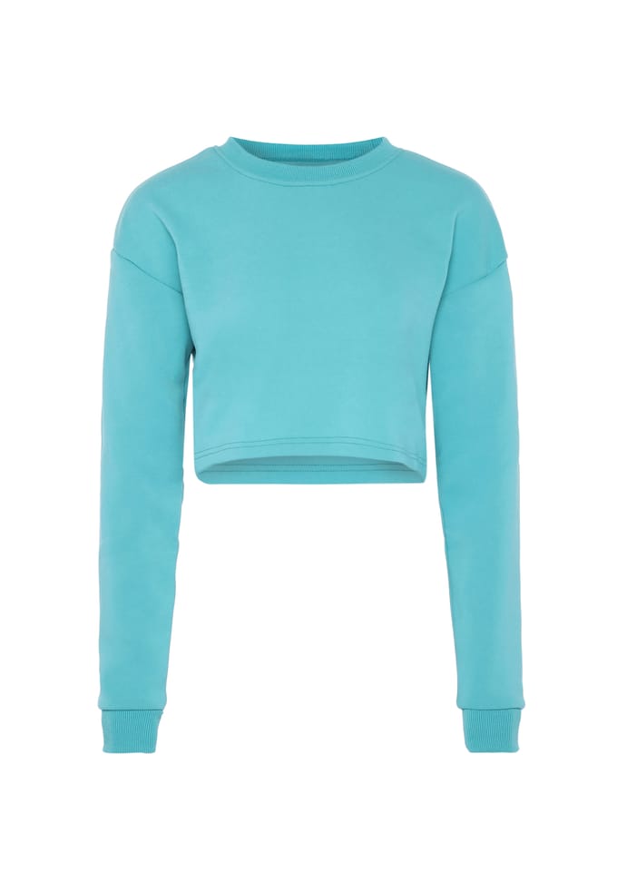 Mymo Sweatshirt Dames turkoois