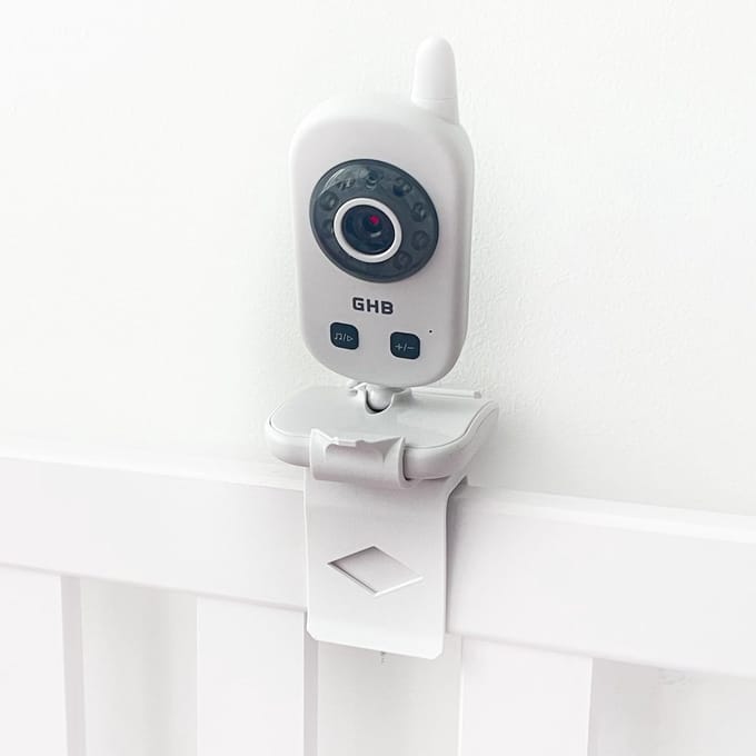 Babyfoon Houder - Flexibele Arm - Babykamer Beveiliging - Zonder Boren - Wit