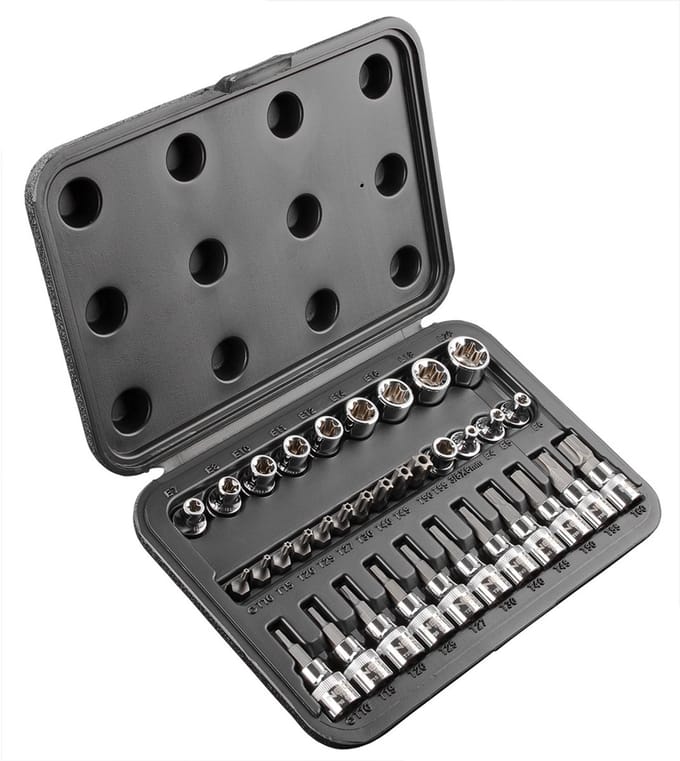 NEO Serie - Torx Dopsleutelset - 3/8" - 34 Stuks