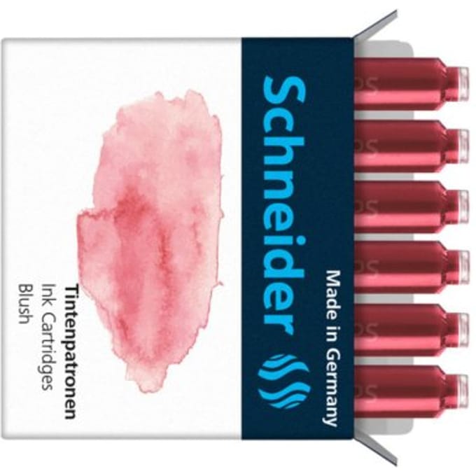 Schneider inktpatronen - pastel Blush - doos 6 stuks - S-166136