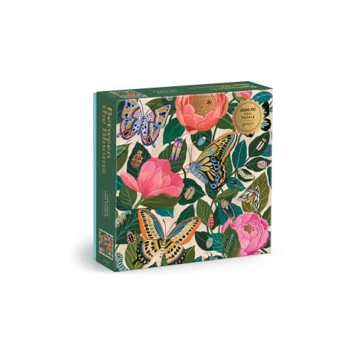 Between The Blooms 1000 Piece Foil Puzzle - Galison