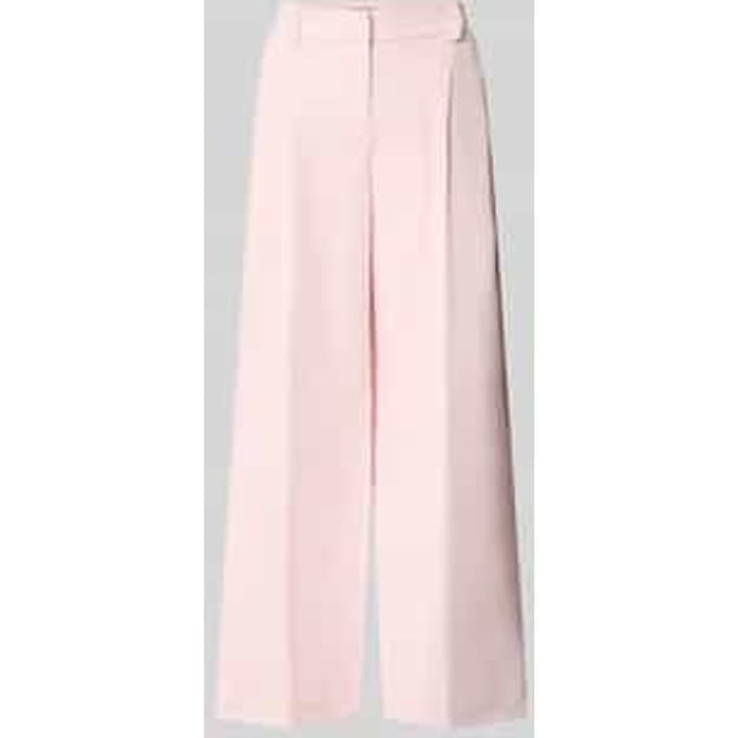 Wide Fit stoffen broek met vouwplooien