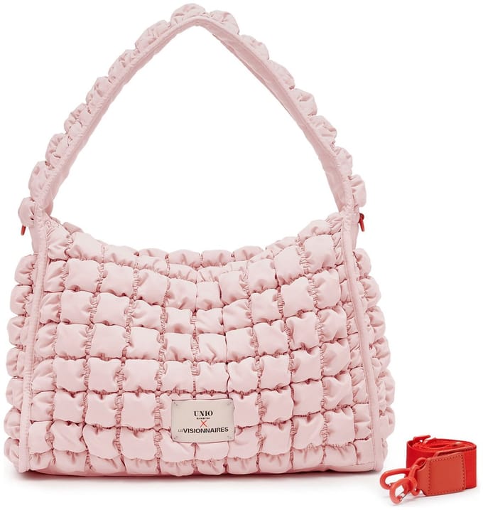 Unio Hamburg x Les Visionnaires schoudertas Bubble Unio Hobo Rose roze