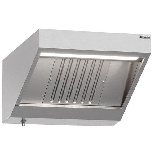GGM Gastro Wandhaube - 800mm - mit Filter & Lampe