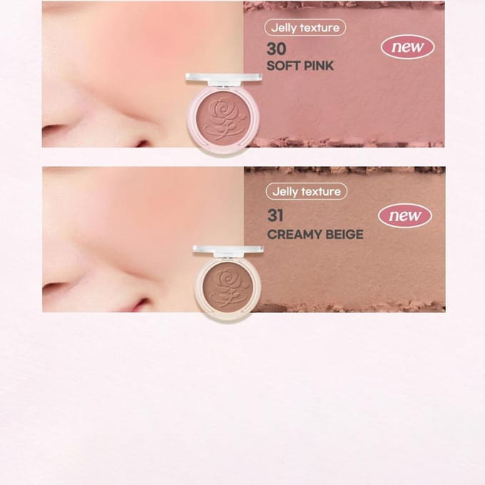 [peripera] Joues de soleil d'un rouge pur (10 couleurs) 4.2g 30 Soft Pink