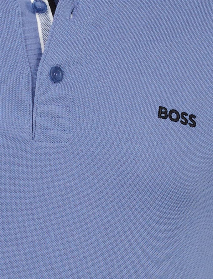 Hugo Boss poloshirt korte mouw blauw