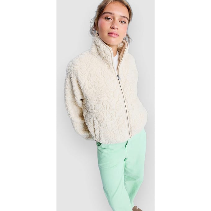Dames fleece met rits Roxy Blurry Cloud