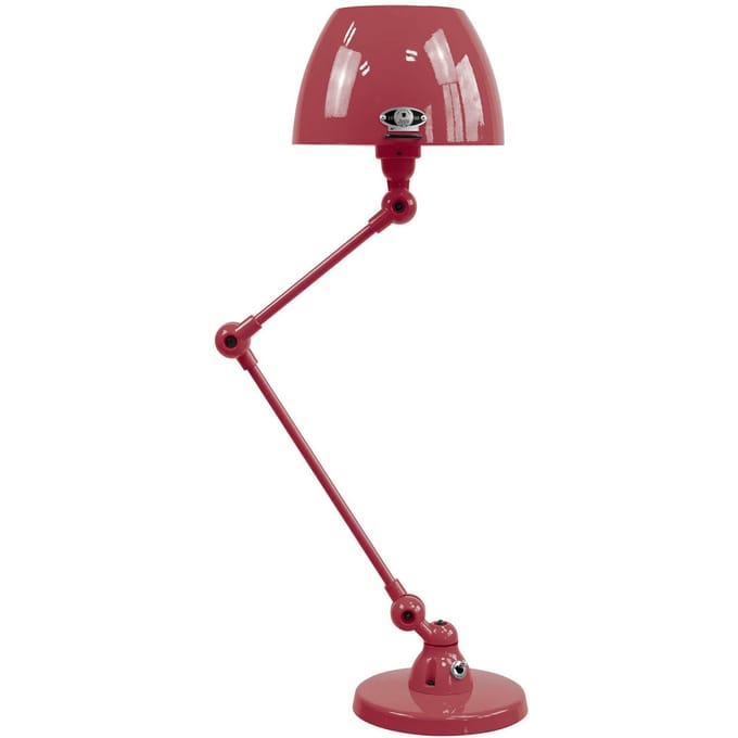 Jieldé Aicler AIC373 tafellamp, bordeauxrood