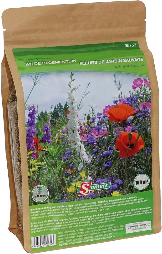 Wilde bloementuin 100 m²