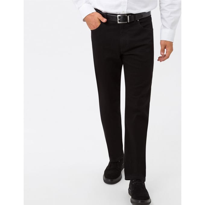 Eurex Heren Broek  Style CARLOS BLACK BLACK, zwart, maat 30/32