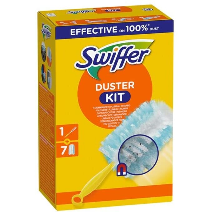 Swiffer Duster Starterset Met Handgreep En Wegwerpstofdoeken - 7 stuks