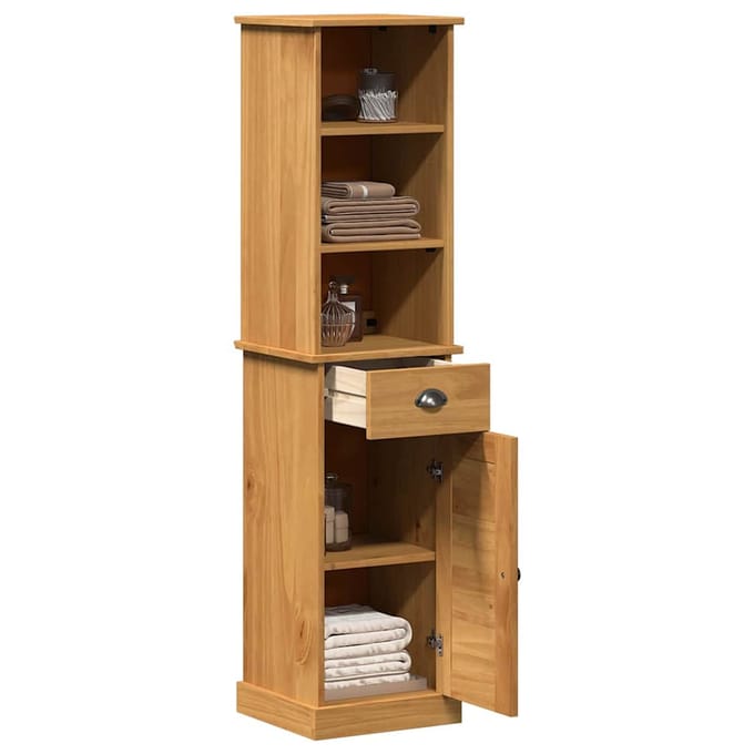 vidaXL - Badkamermeubel - Set - VIGO - 2 - st - Bruin - en - Honingbruin
