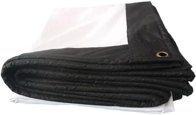 Projectiescherm Wit - Beamer Scherm - Thuisbioscoop Creëren - Kreukbestendig Canvas - 200 Inch 16:9 - Wit