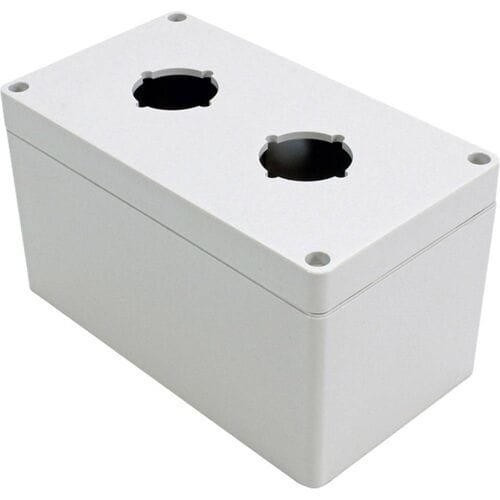Hammond Electronics 1554PB2D Universele behuizing 160 x 90 x 90 Polycarbonaat Grijs 1 stuk(s)
