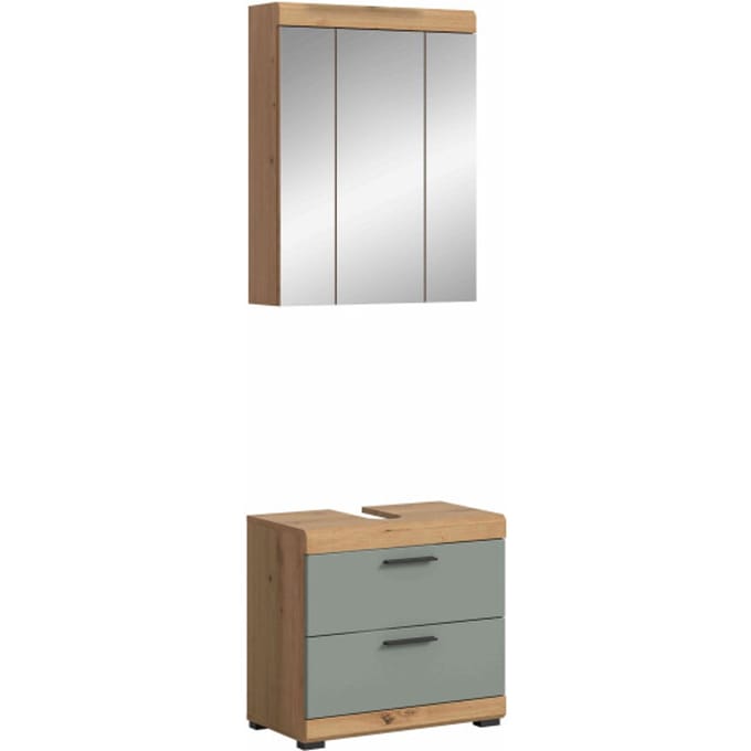 Scout badkamercombinatie salie MDF TZ Artisan eiken NB - 37x60x191cm
