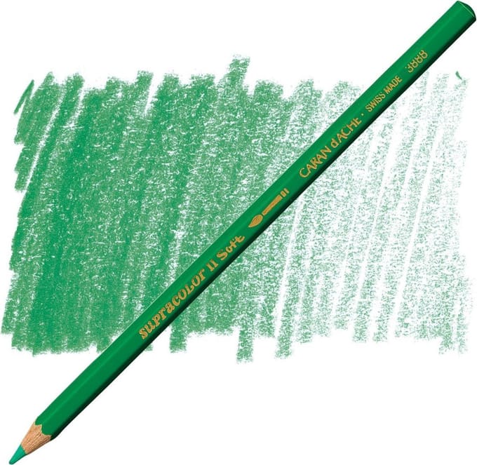 Caran d'Ache Supracolor aquarel potlood 220 grass green