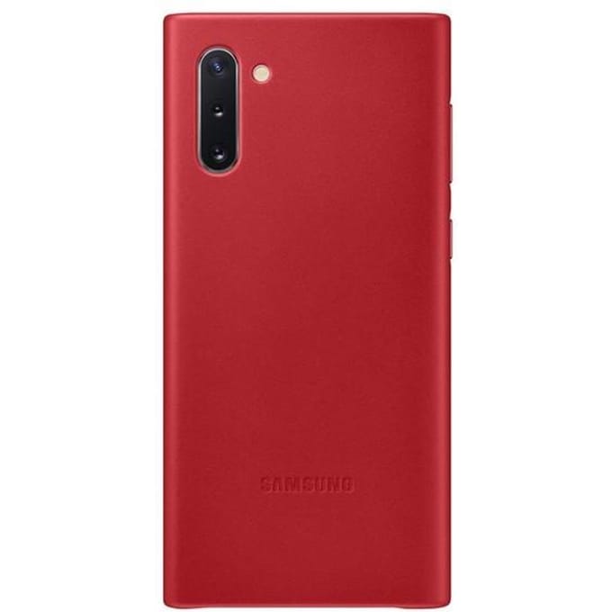 Hoesje voor Samsung Galaxy Note 10 Samsung Leer Rood