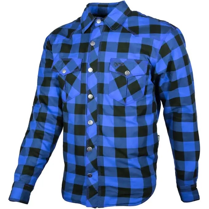 gms Jaguar Zwart Blauw Motoroverhemd - Shirts