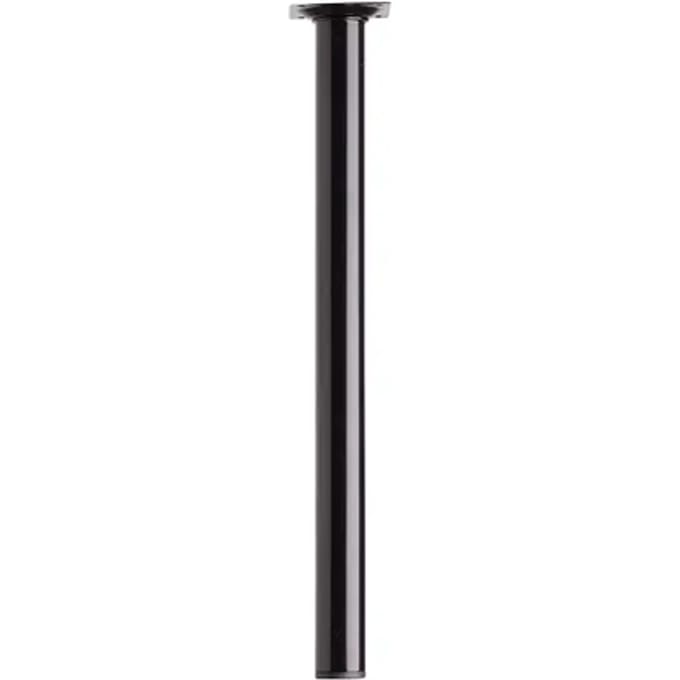 Duraline Meubelpoot Rond Staal 3x40cm Zwart