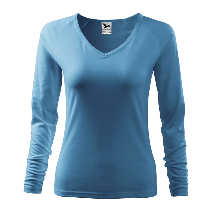 Dames-T-shirt met lange mouwen Malfini Elegance 127