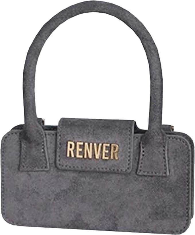 RENVER Izzy dames Iphone 14 Telefoonhoesje met tas - grijs