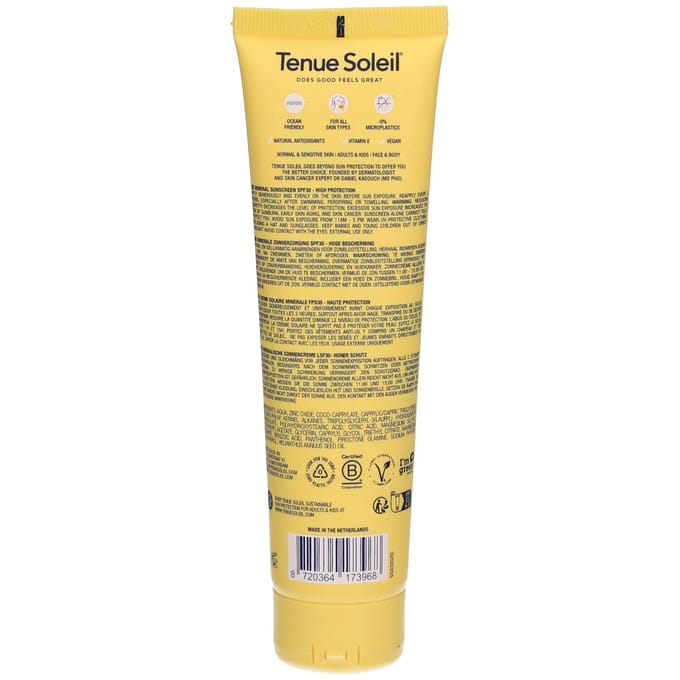 Tenue Soleil Minerale Zonnecrème SPF 30 - 100 ml