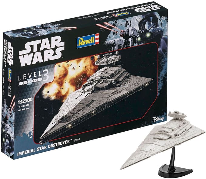 Revell Modelbouwpakket Ruimtevaart - 03609 Star Wars Imperial Star Destroyer Plastic - 1:12300 - Modelbouw