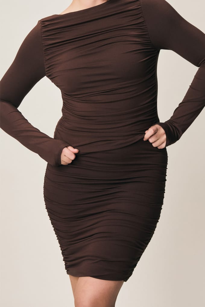 VIVEH Balsa Walnut Taglia: 48 | Abiti Mini Outlet | Donna | Marrone
