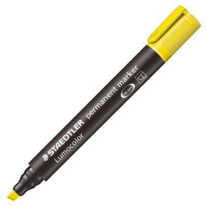 Staedtler Marker Lumocolor permanent .10 pcs.Yellow
