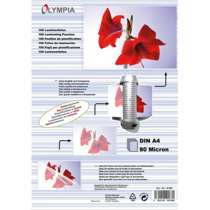 Olympia - 100-pack - lamineerhoezen