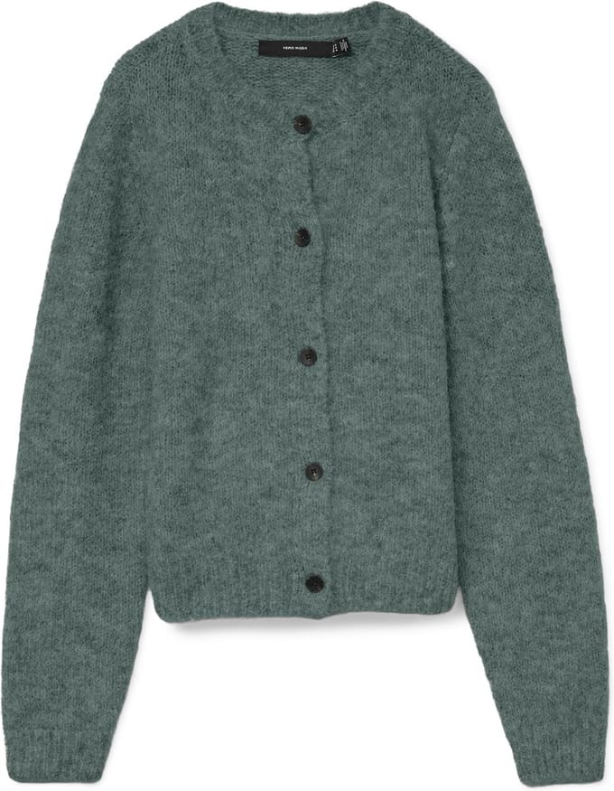 VERO MODA - VMNOVAH LS O-NECK BUTTON CARDI GA NOOS - Dames - Cardigans