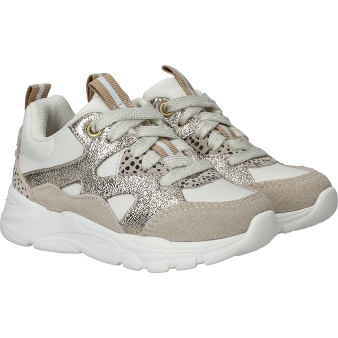 IK-KE Sneakers - Meisjes - Beige - Maat:32