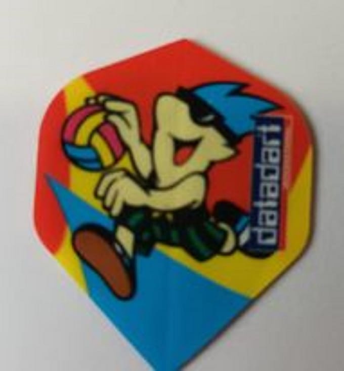 Datadart cartoon Dart Flights - 10 sets (30 stuks) - 75 micron dik