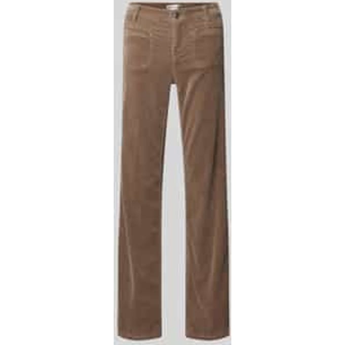 Bootcut corduroy broek met steekzakken, model 'TESS'