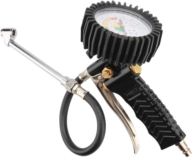 Neo - Luchtpistool met Manometer - Aluminium - 12 Bar