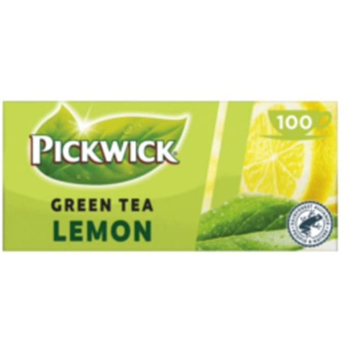 Pickwick drank: Theezakje 2 gr groene thee lemon pk 100