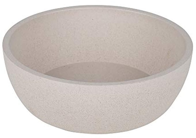Bamboe Hondenbak - Stijlvol en Duurzaam - Klein: 14 x 14 x 5,2 cm (570 ml)
