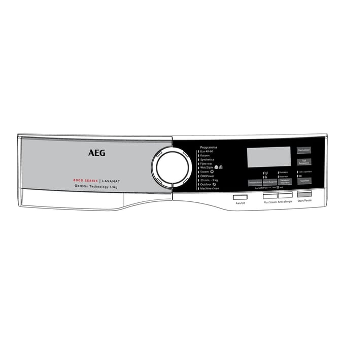 AEG controlepaneel, wit, AEG, NL 140228369017