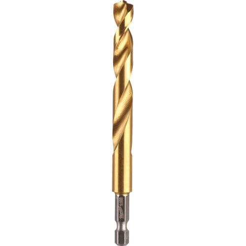 Milwaukee Metaalboor Shockwave HSS-G Tin Red Hex Shockwave HSS-G TiN Red Hex 10 mm - 1 st - 48894723