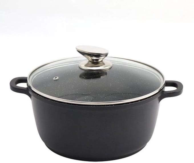 Kadirelli Braadpan - 32 cm - Zwart - Inductie